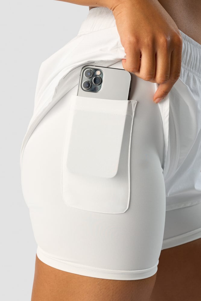 charge 2-in-1 shorts wmn white