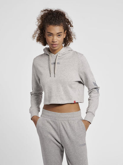 Hmllegacy Woman Cropped Hoodie - for kvinde - HUMMEL - Training tops