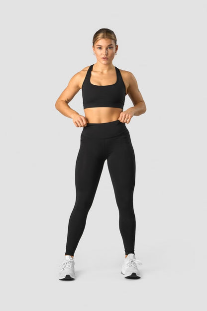 classic sports bra black