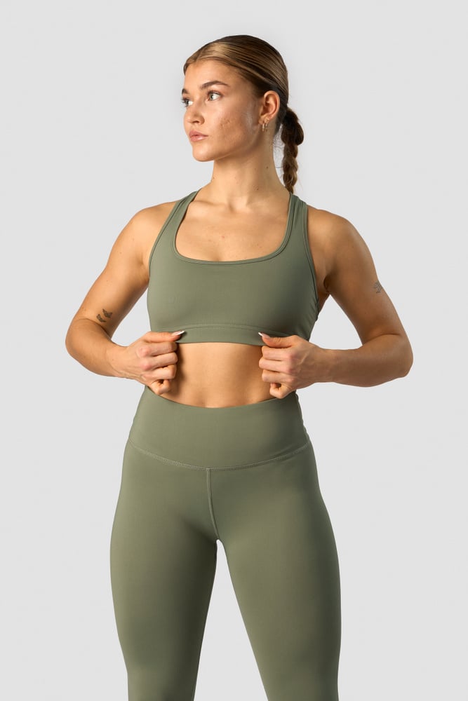 classic sports bra dk dusty green