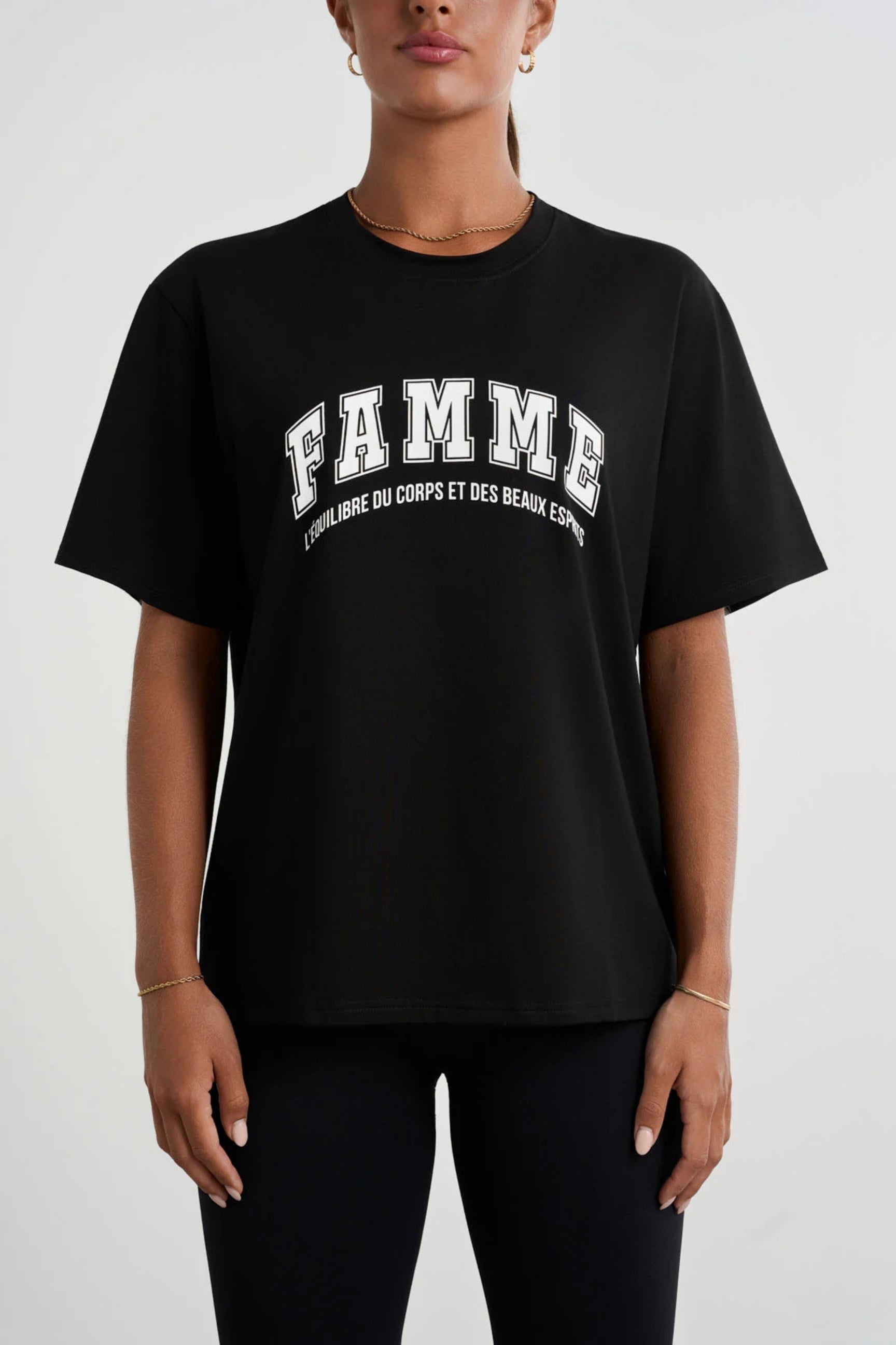 Équilibre Oversized T-Shirt - for kvinde - FAMME - T-Shirt