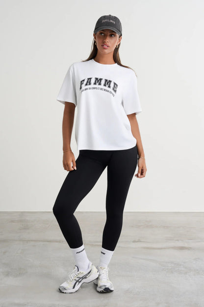 Équilibre Oversized T-Shirt - for kvinde - FAMME - T-Shirt