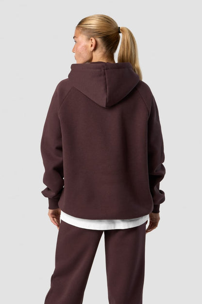 everyday hoodie wmn burgundy