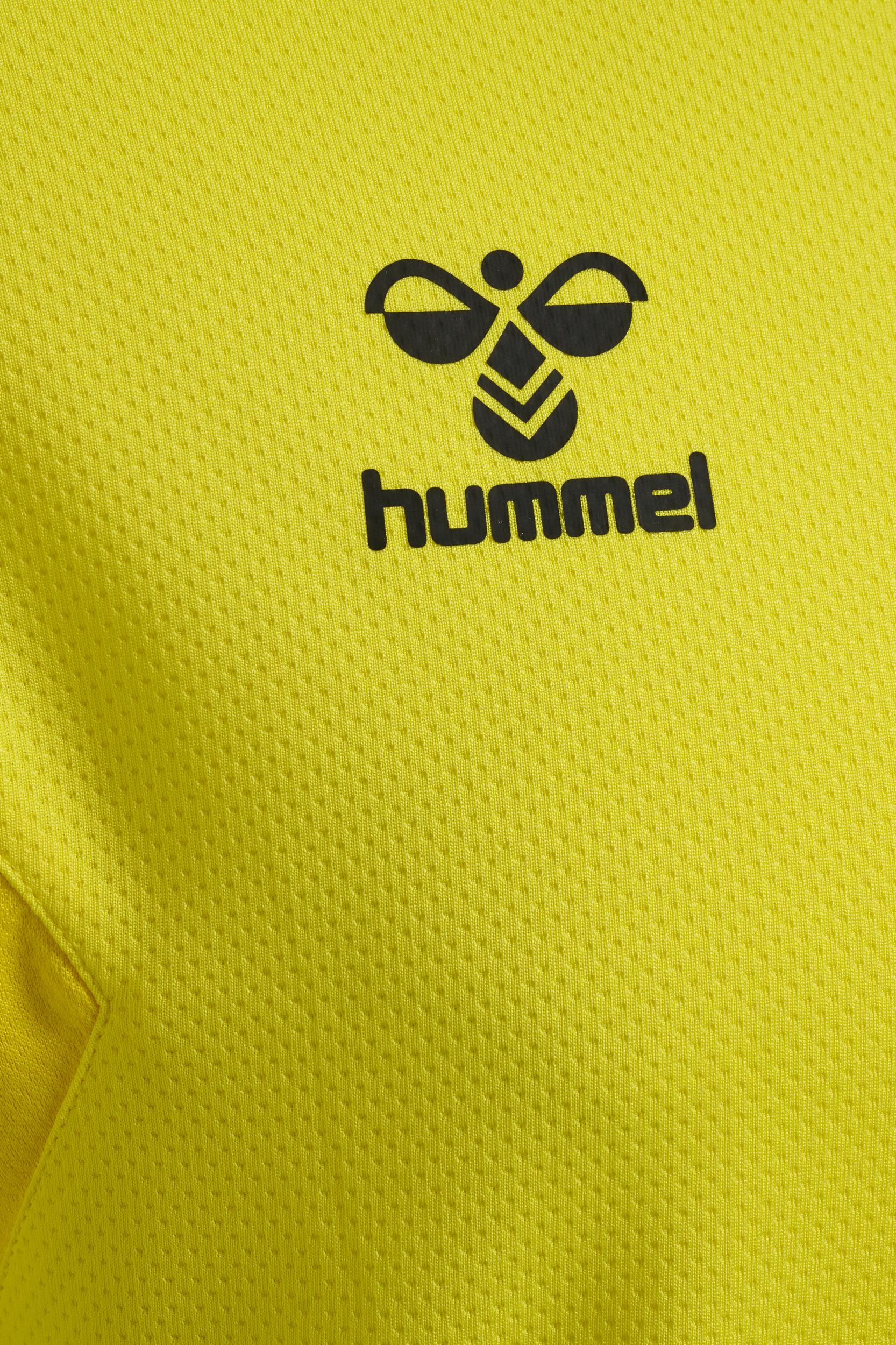 HUMMEL - Hmlauthentic Pl Hoodie - Blazing Yellow