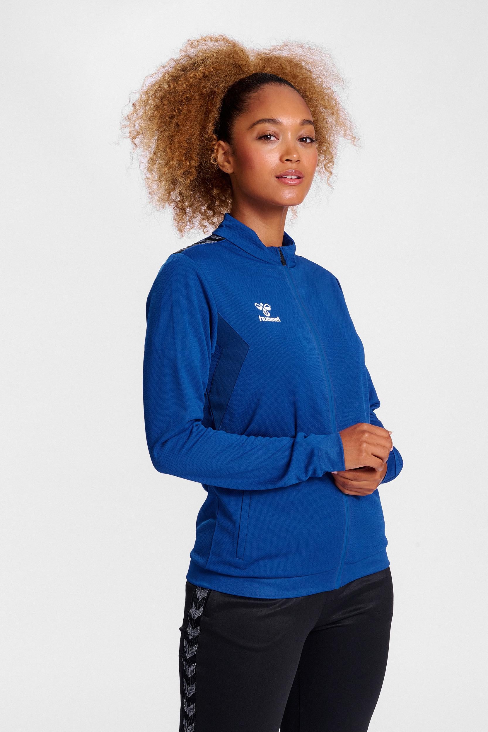 HUMMEL - Hmlauthentic Pl Zip Jacket Woman - True Blue