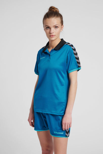 HUMMEL - Hmlauthentic Woman Functional Polo - Celestial