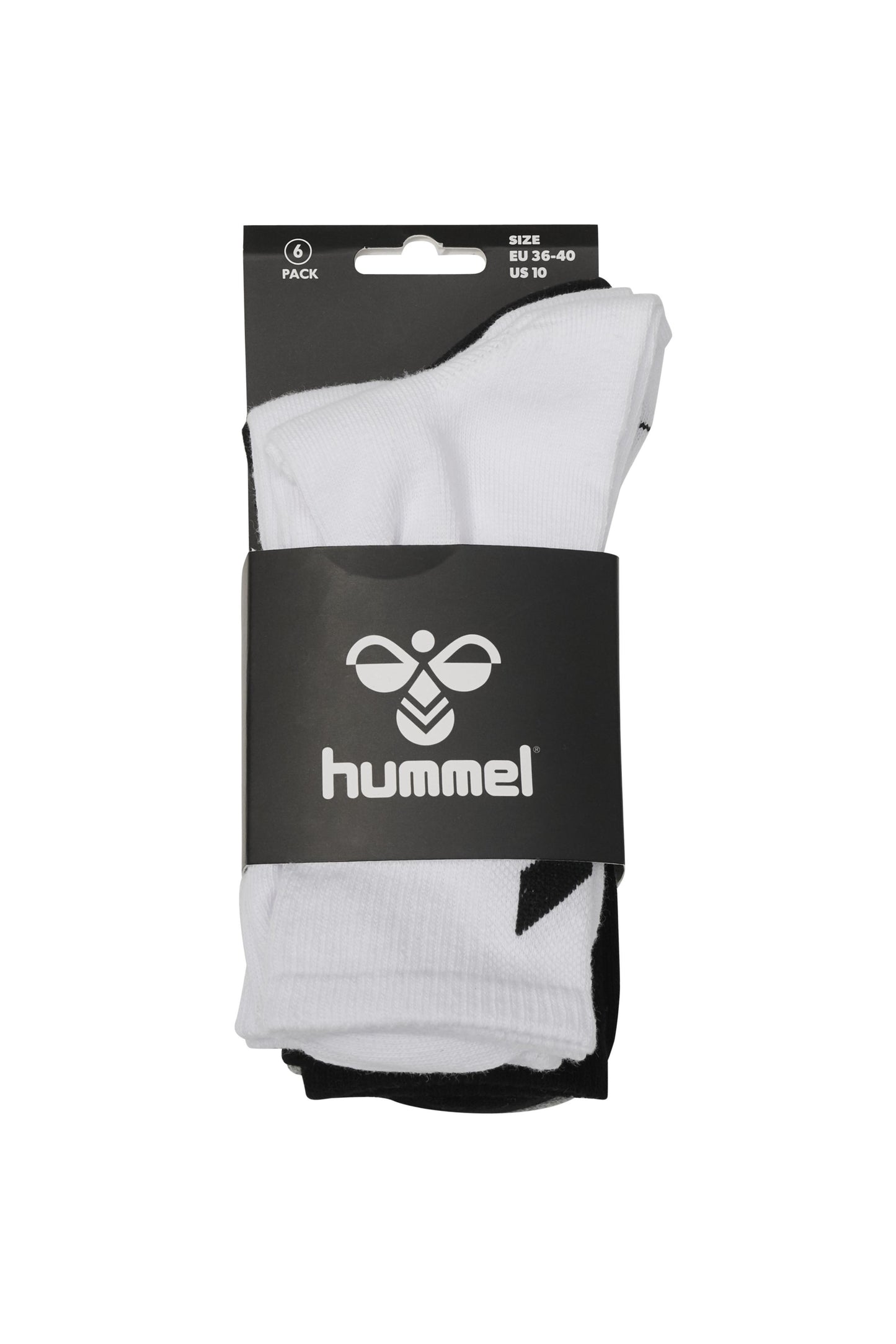 HUMMEL - Hmlchevron 6-pack Socks - Black/white/grey