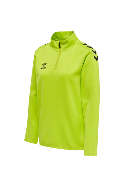 HUMMEL - Hmlcore Xk Half Zip Sweat Woman - Lime Popsicle