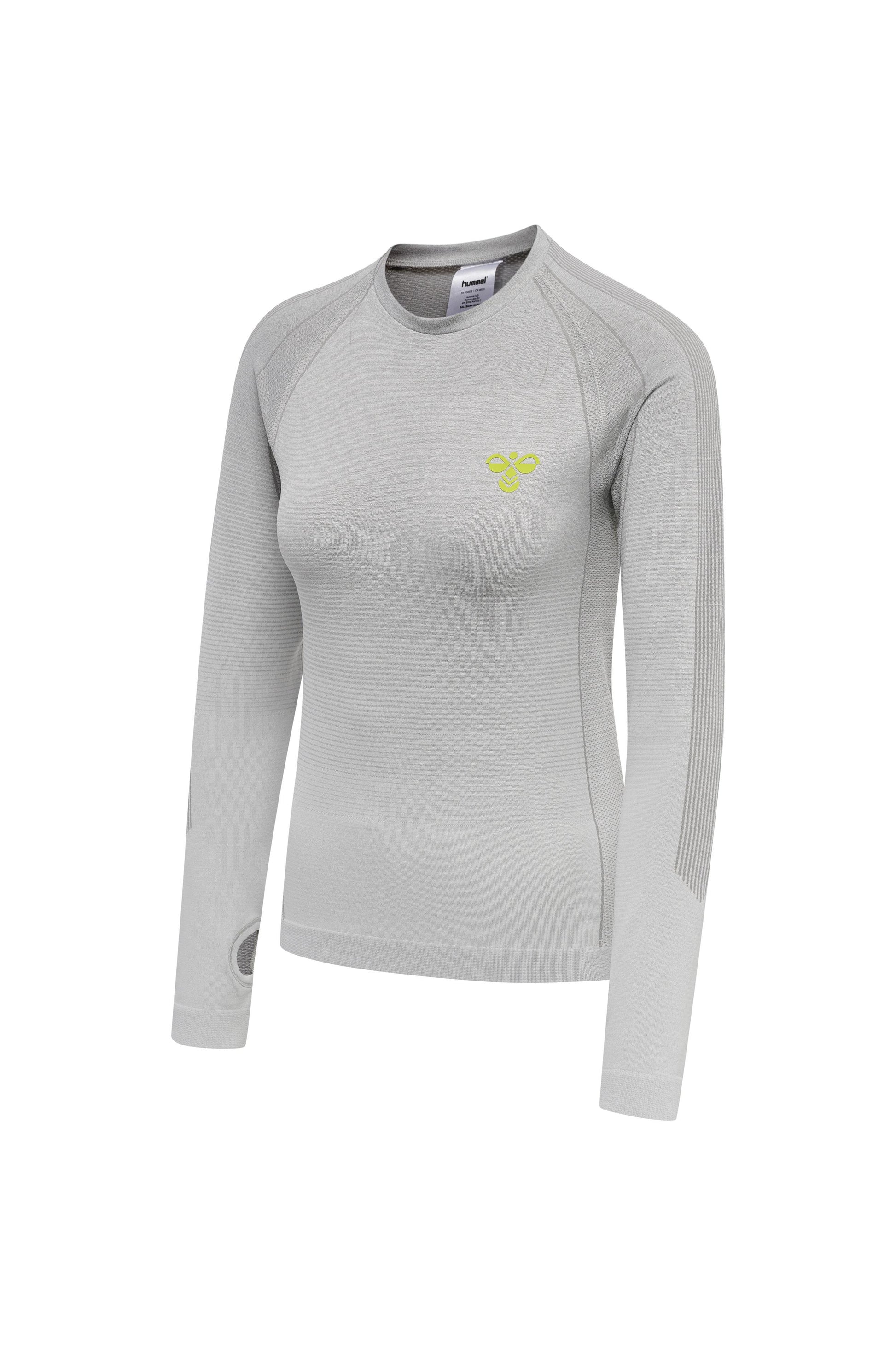 HUMMEL - Hmlgg12 Training Seamless L/s Woman - Alloy Melange