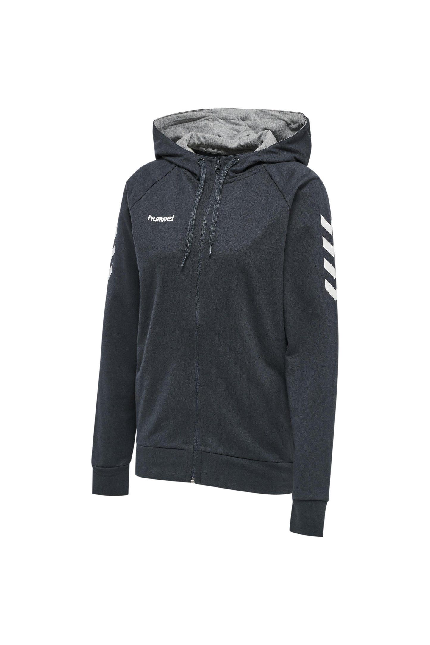 HUMMEL - Hmlgo Cotton Zip Hoodie Woman - India Ink