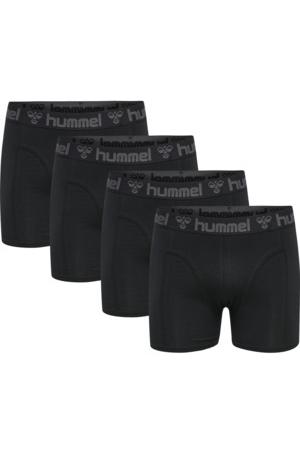 HUMMEL - Hmlmarston 4-pack Boxers - Black/black