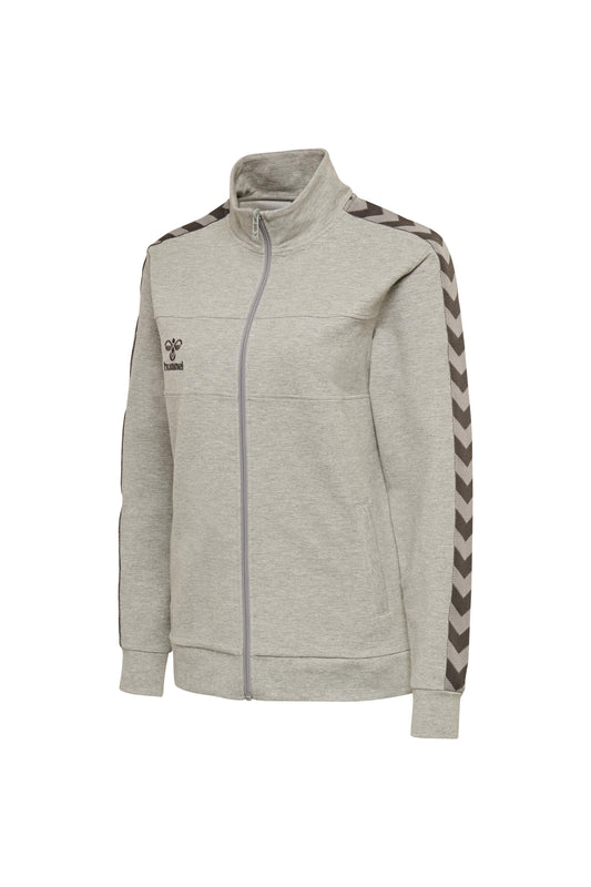 HUMMEL - Hmlmove Classic Zip Jacket Woman - Grey Melange