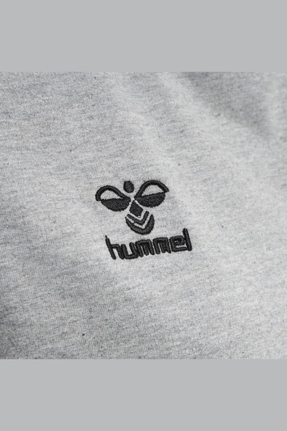 HUMMEL - Hmlmove Grid Cotton Sweatshirt Woma - Grey Melange