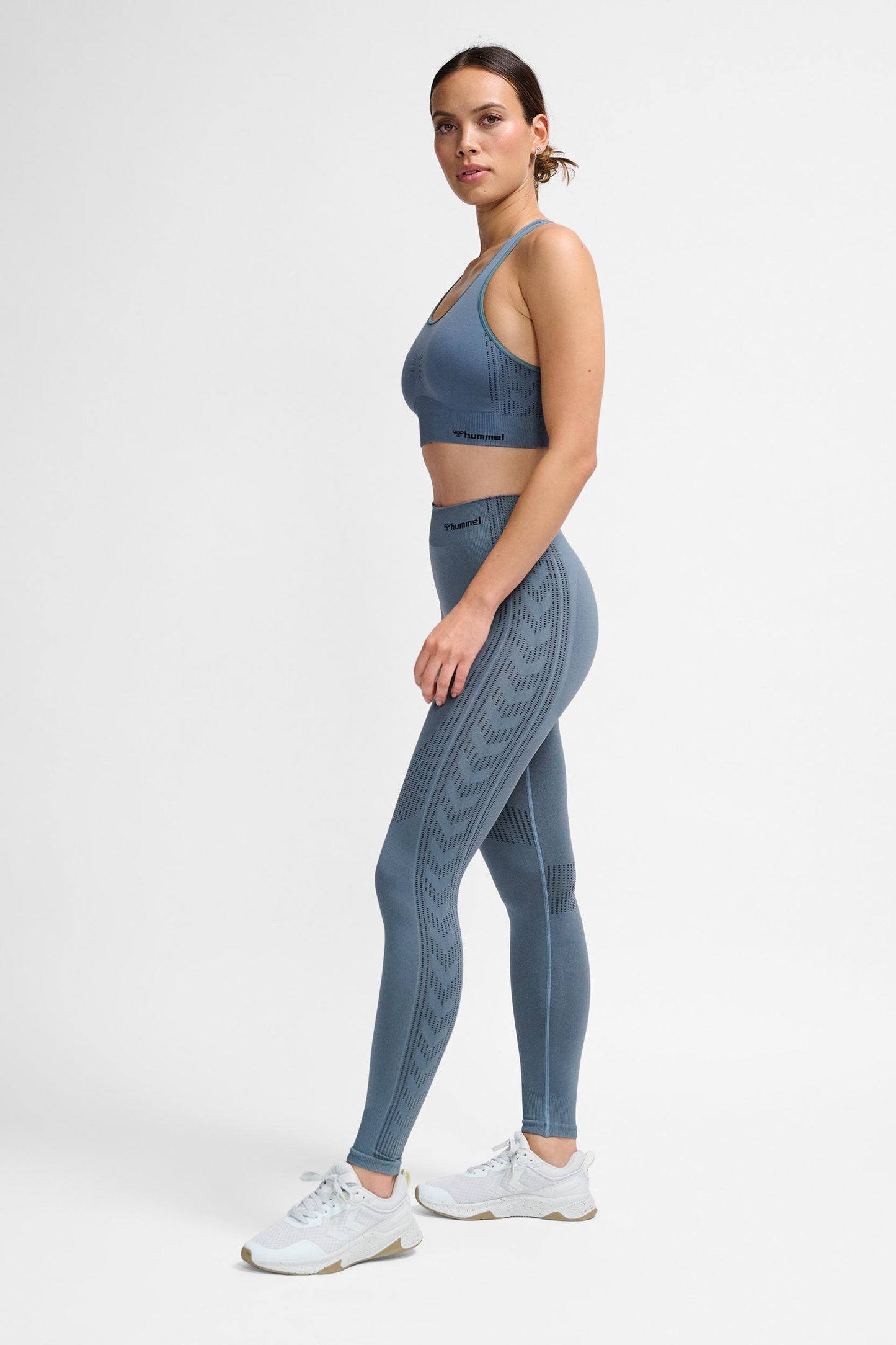 HUMMEL - Hmlmt Shaping Seamless Mw Tights - Stormy Weather