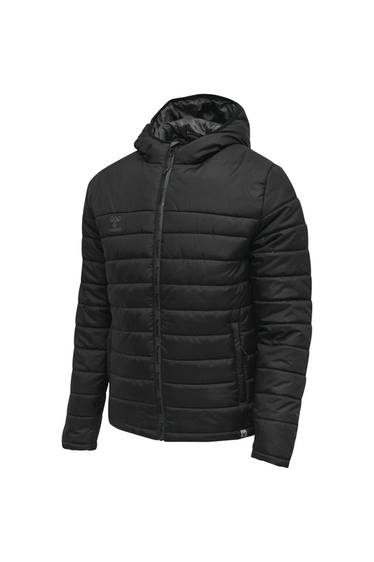 HUMMEL - Hmlnorth Quilted Hood Jacket - Black/asphalt