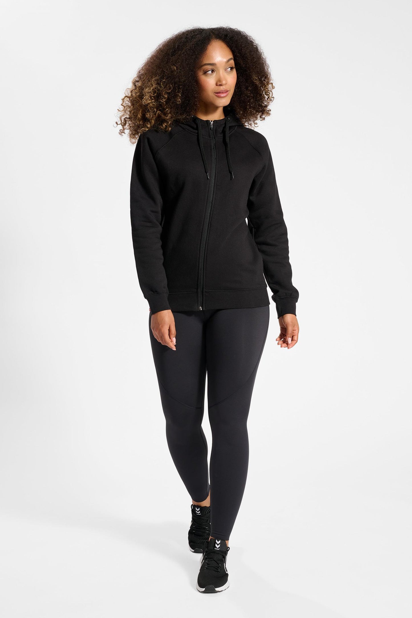 HUMMEL - Hmlred Classic Zip Hoodie Woman - Black