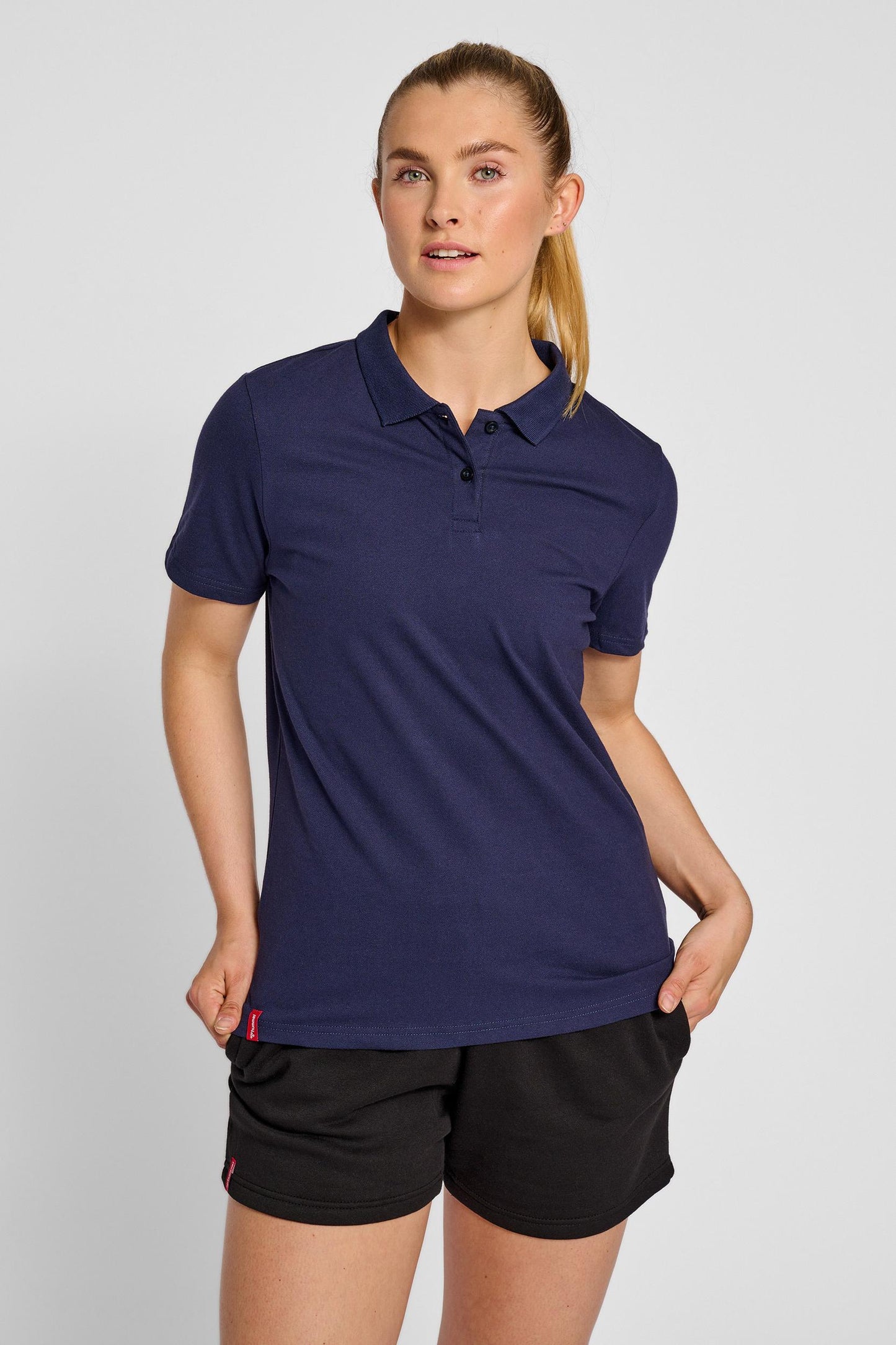 HUMMEL - Hmlred Stretch Polo Woman - Marine