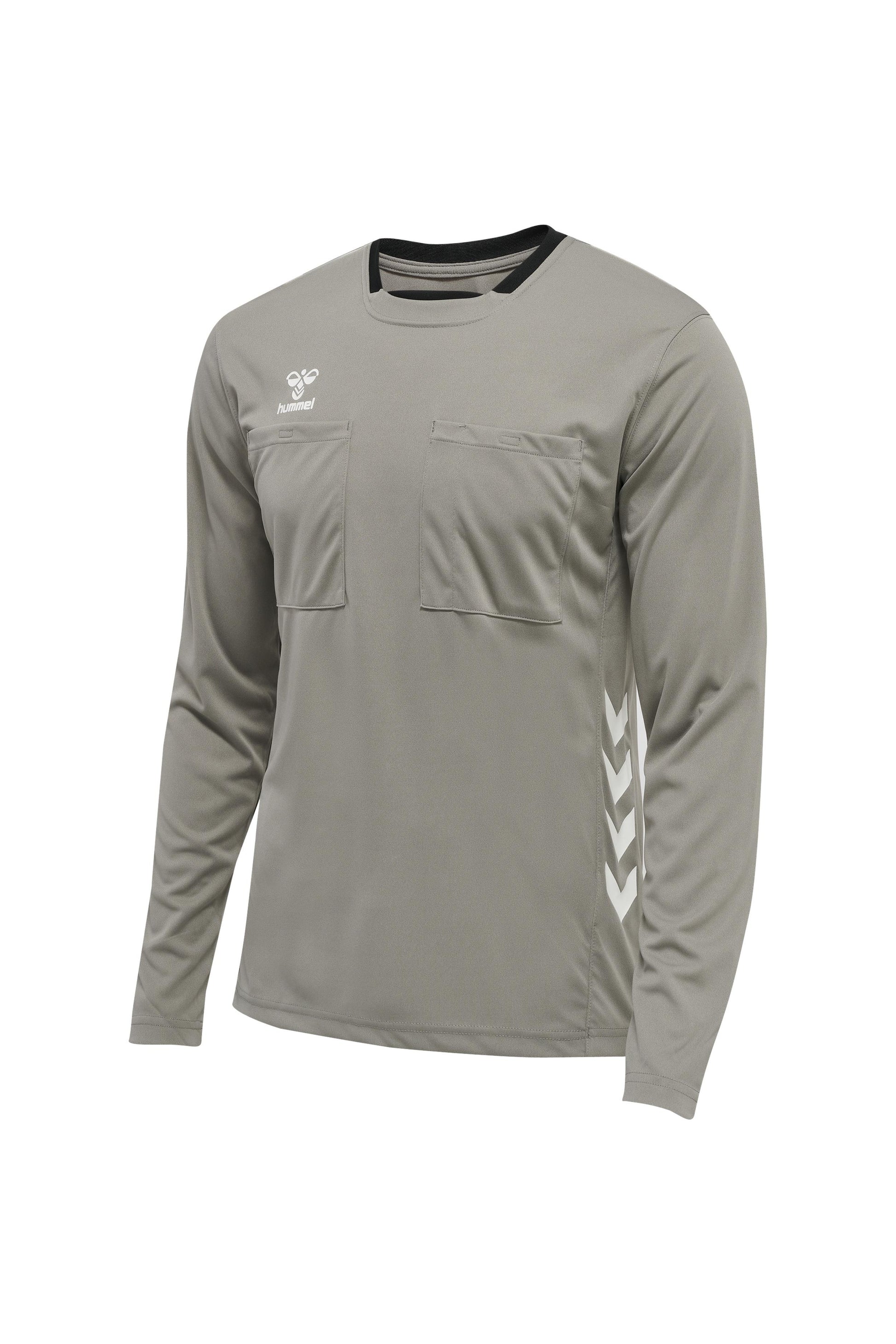 HUMMEL - Hmlreferee Chevron Jersey L/s - Steeple Gray