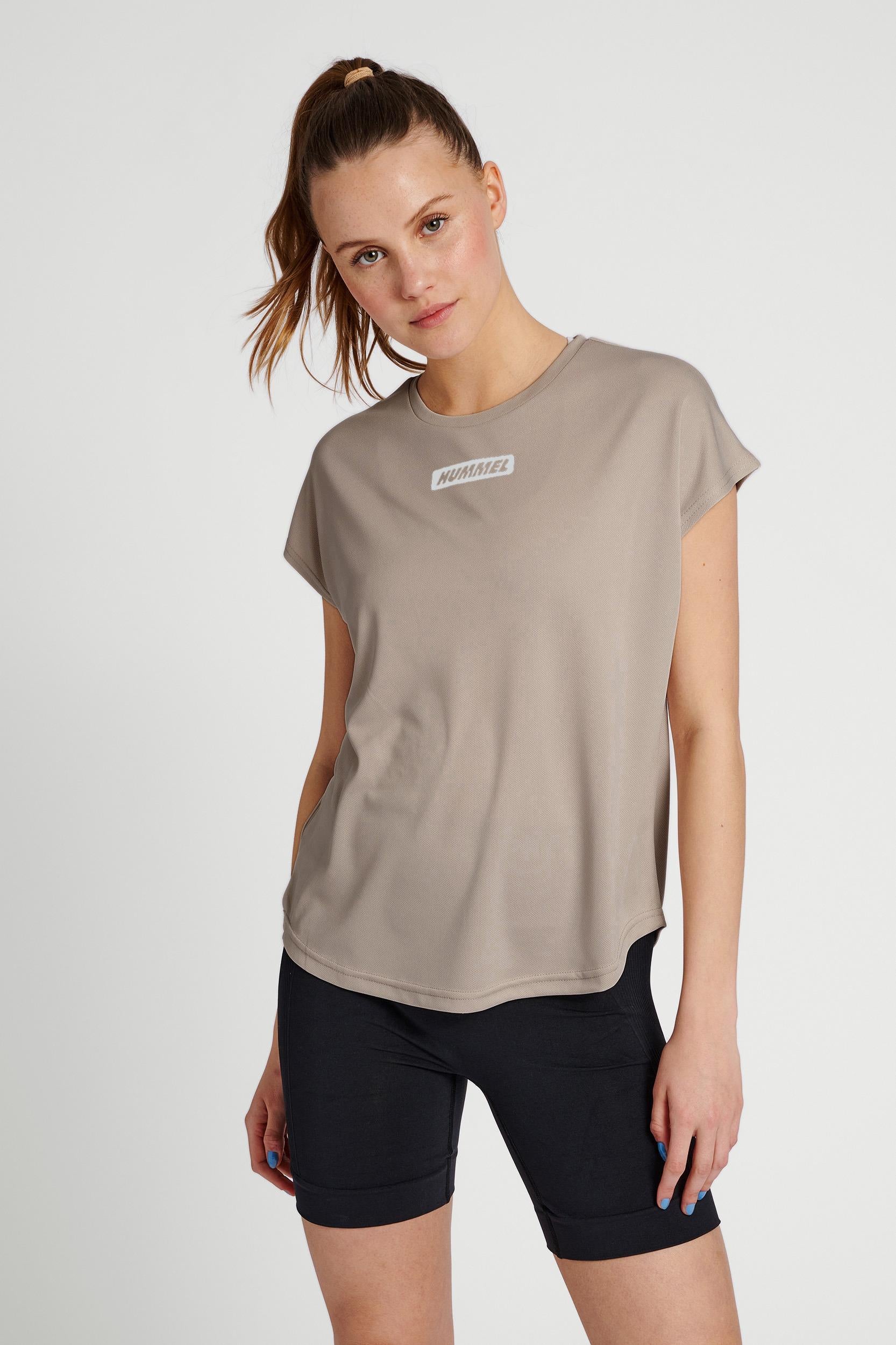 HUMMEL - Hmlte Tola Loose T-shirt - Chateau Gray