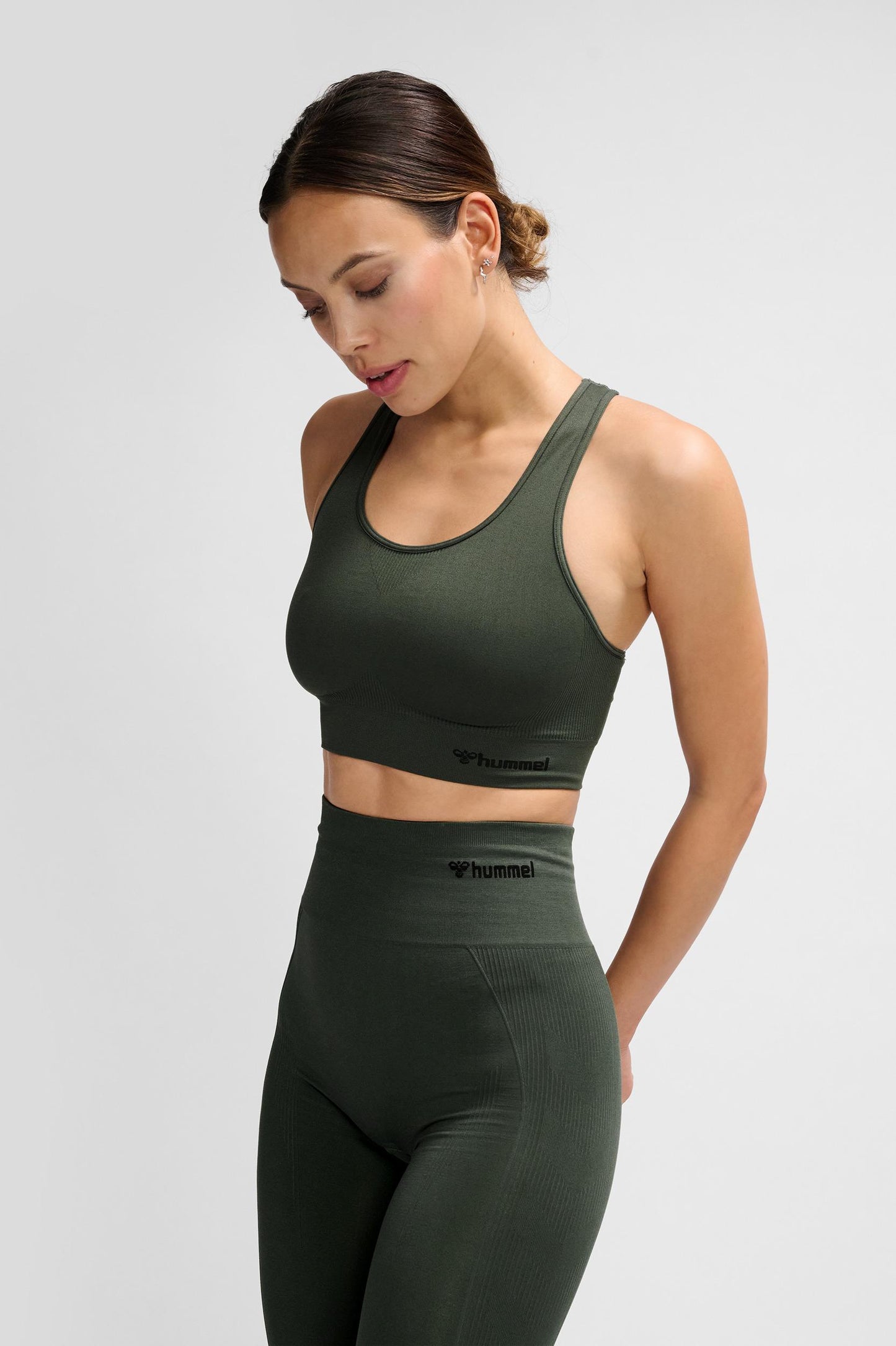 HUMMEL - Hmltif Seamless Sports Top - Climbing Ivy