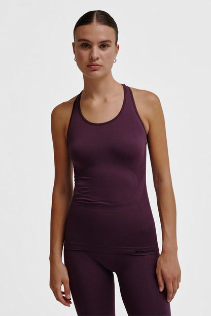 HUMMEL - Hmltif Seamless Top - Plum Perfect