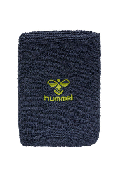 HUMMEL - Old School Big Wristband - Dark Denim/lime Punch