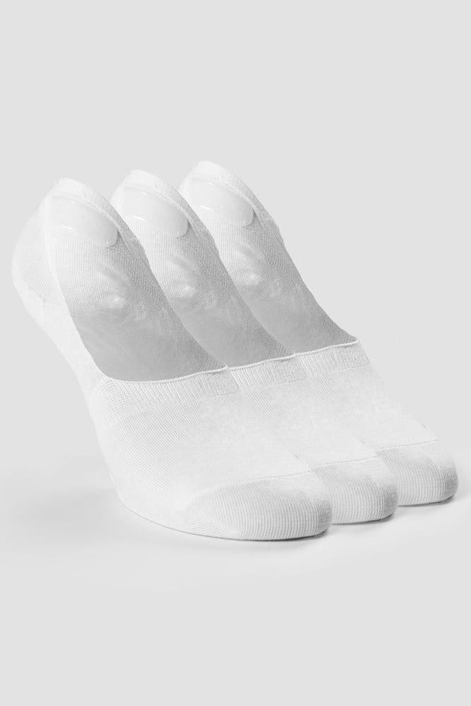 ICANIWILL - Invisible Socks 3-pack - White