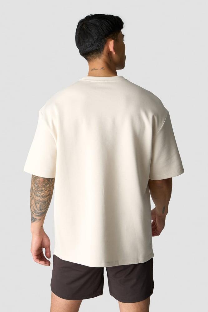 ICANIWILL - Revive Oversized T-shirt Print - Light Beige