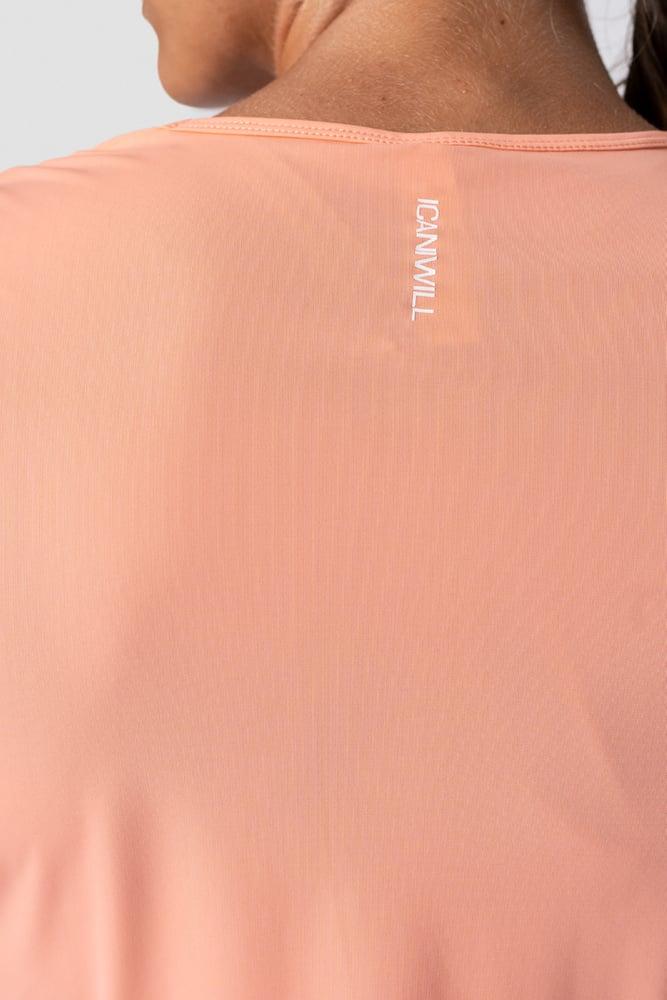 ICANIWILL - Training Cropped T-shirt - Coral