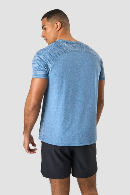 ICANIWILL - Workout Mesh T-shirt - Dark Blue Melange