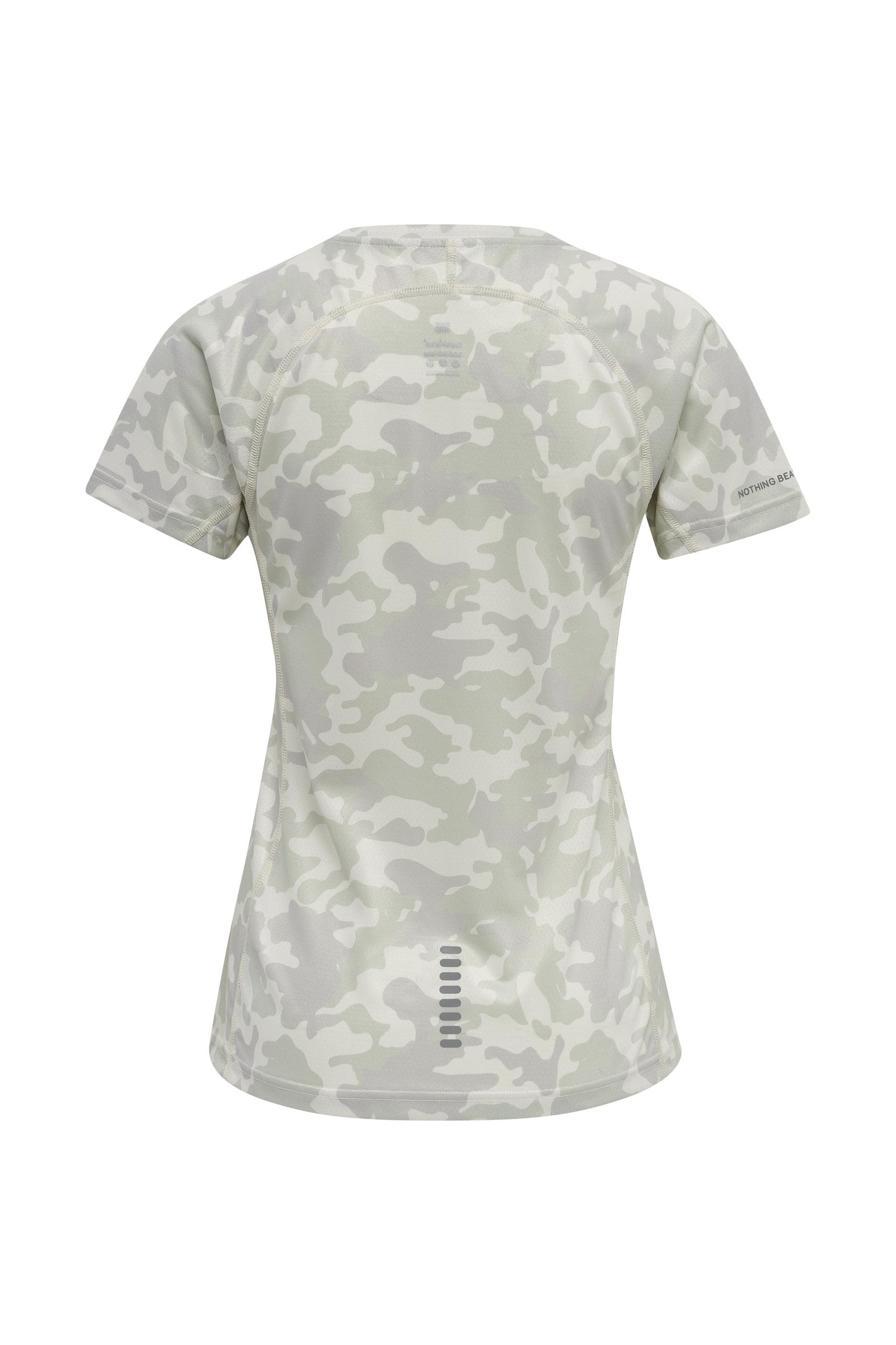 NEWLINE - Women Running T-shirt S/s - Oyster Mushroom Aop