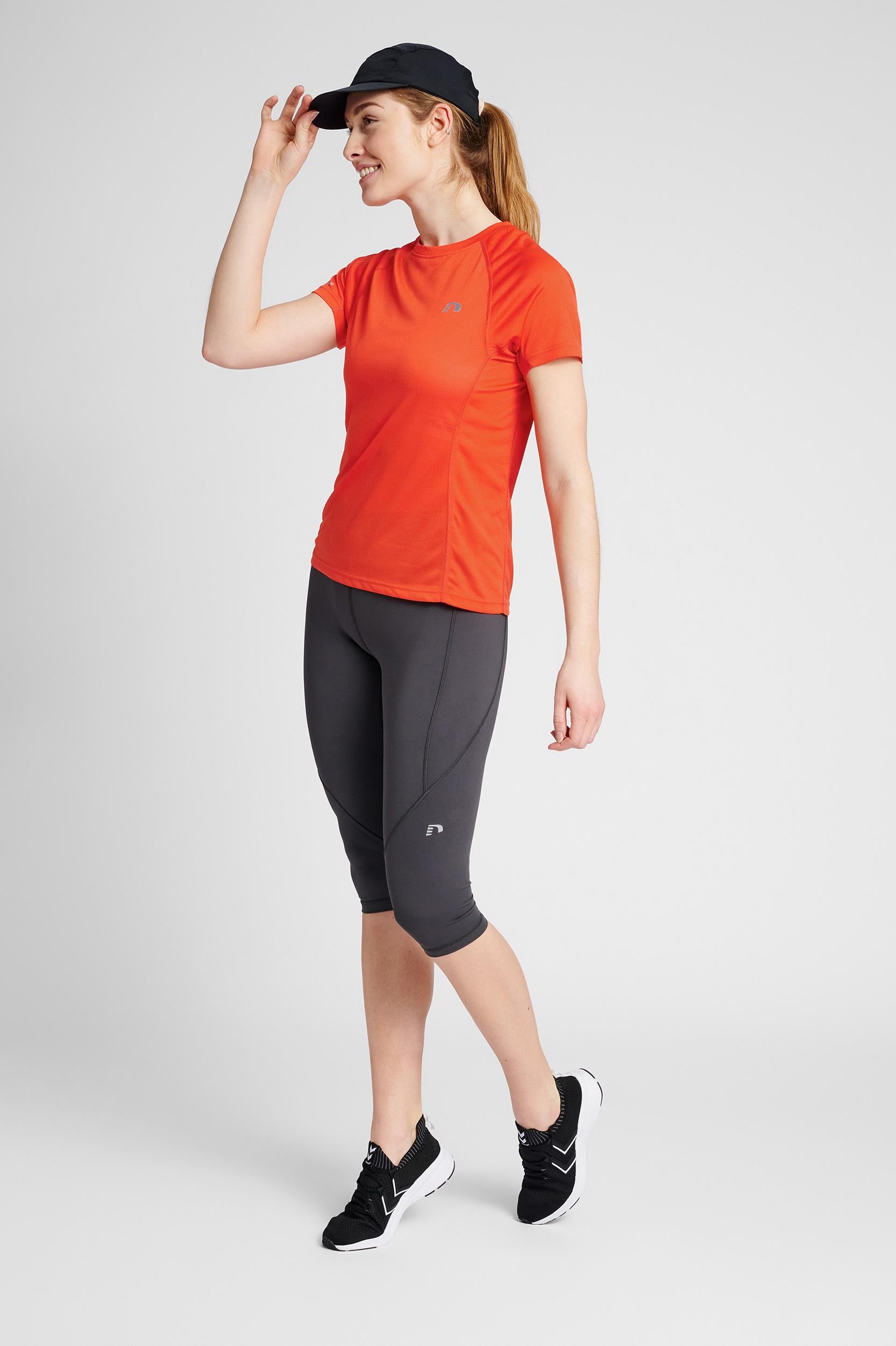 NEWLINE - Women Running T-shirt S/s - Spicy Orange