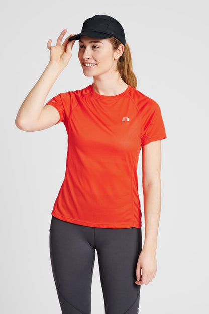 NEWLINE - Women Running T-shirt S/s - Spicy Orange