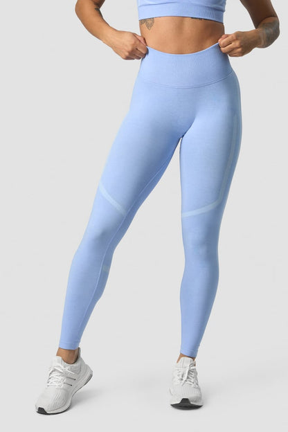 rush seamless tights soft blue melange