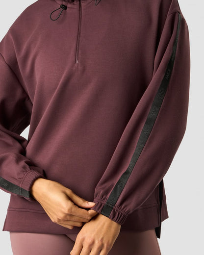 stance hoodie wmn burgundy