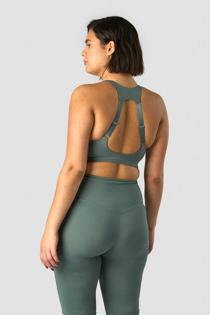 stride sports bra sea green